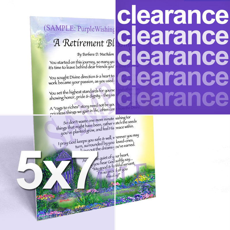 Clearance (5x7)