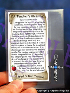 A Teacher's Pocket Blessing