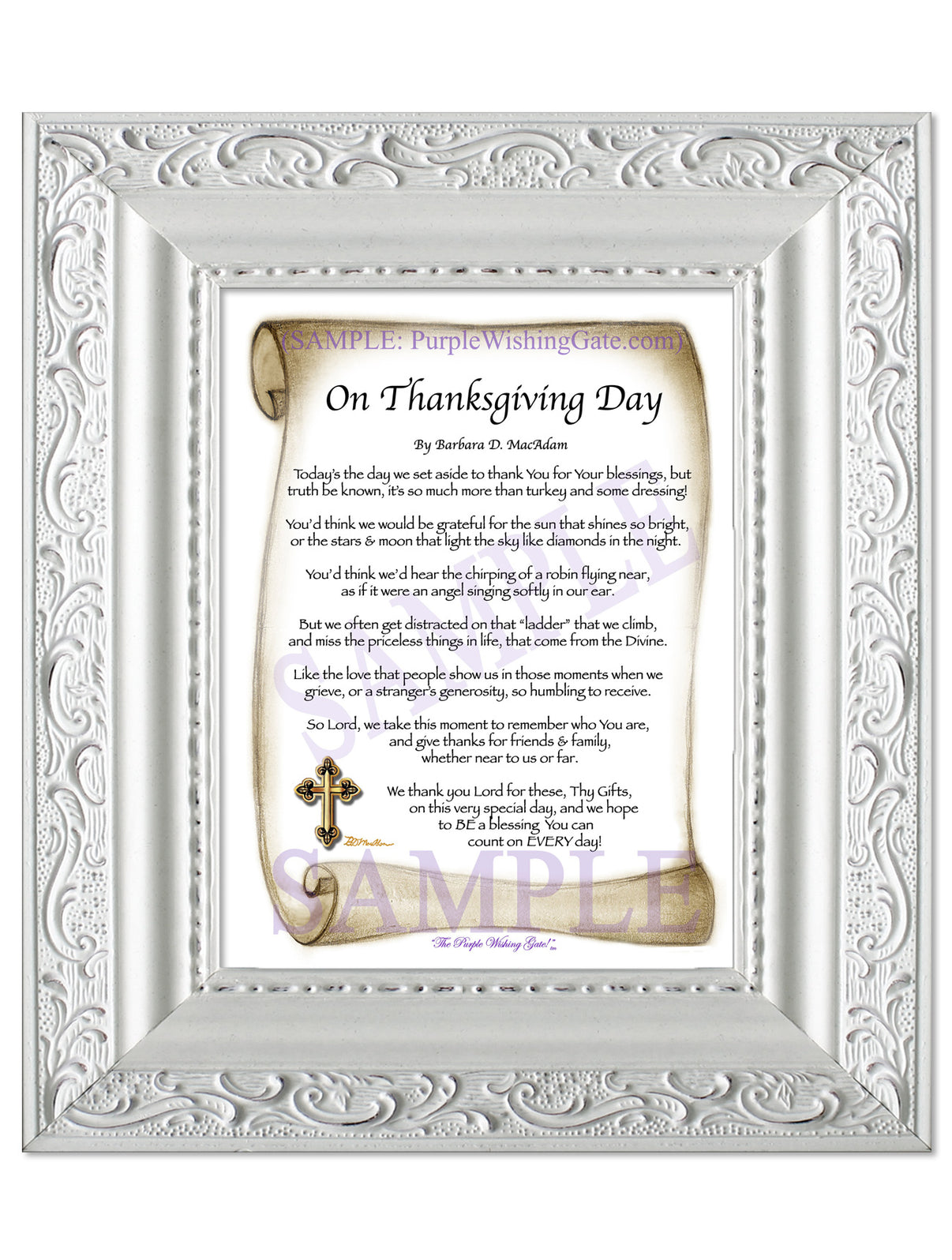 On Thanksgiving Day - Thanksgiving Gift - PurpleWishingGate.com