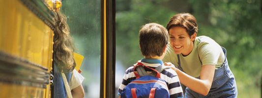 Mom sending Child Back to School in September