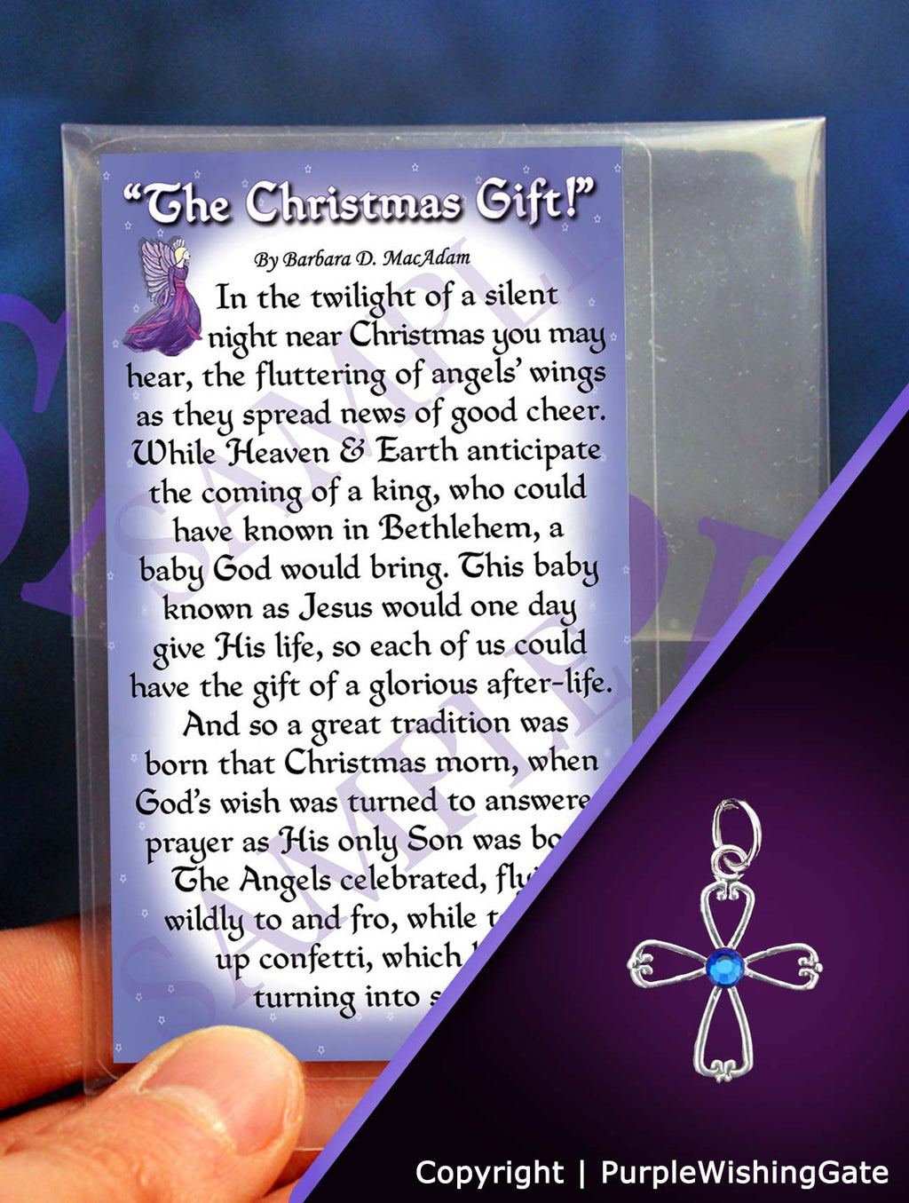 The Christmas Gift - Pocket Blessing: Angel Cross / -----

