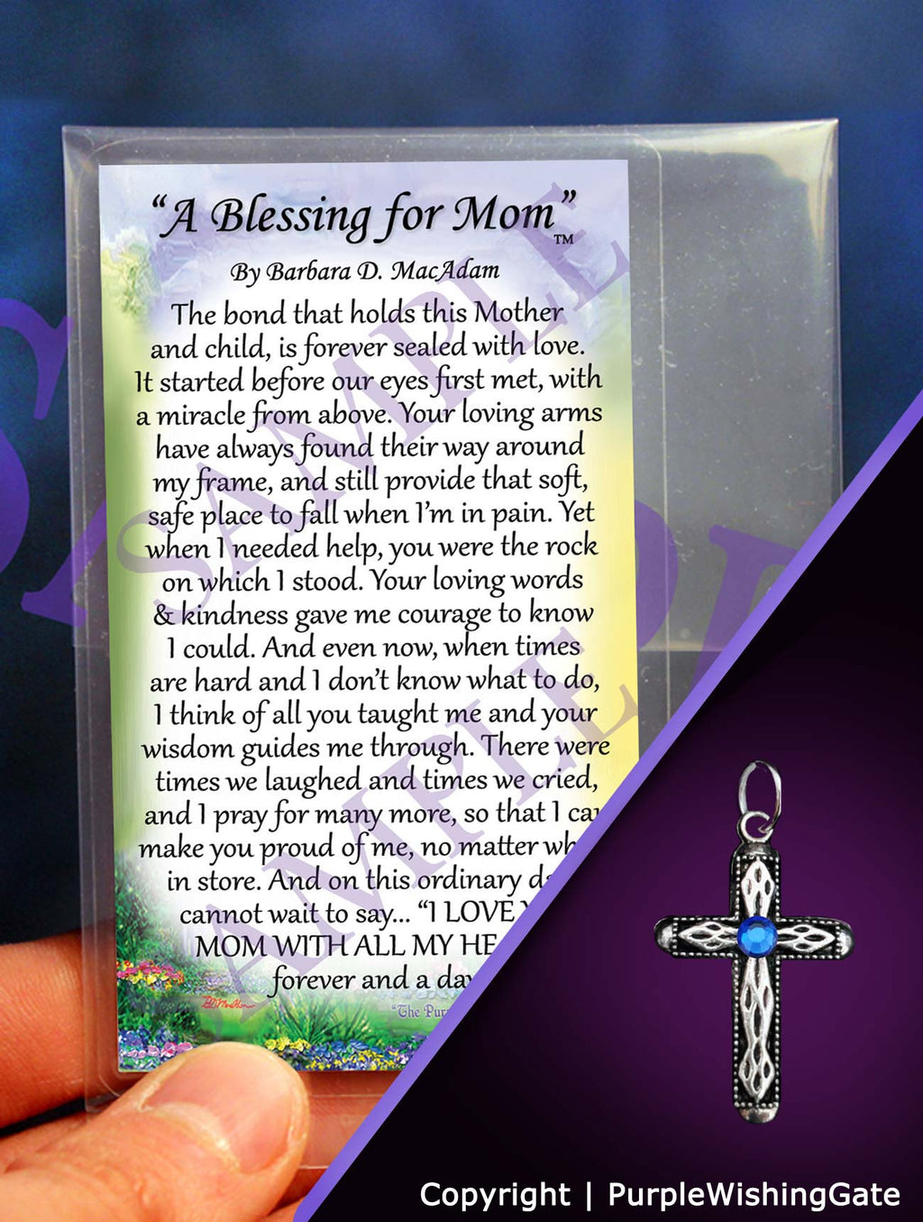 A Pocket Blessing for Mom: Heritage Cross / No Crystal

