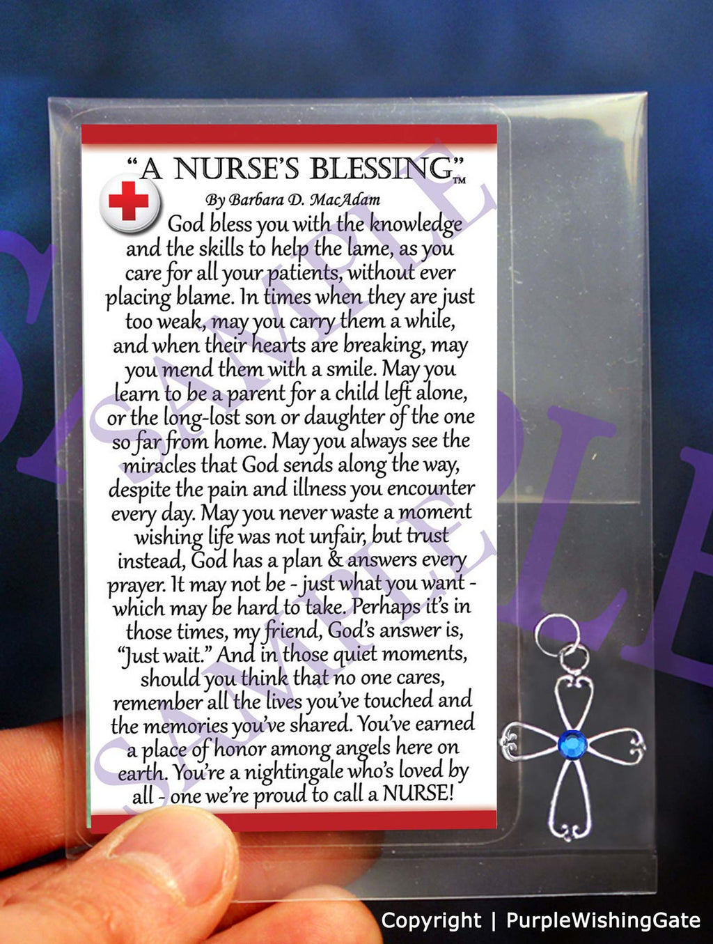 A Nurse's Pocket Blessing: make selection / No Crystal
