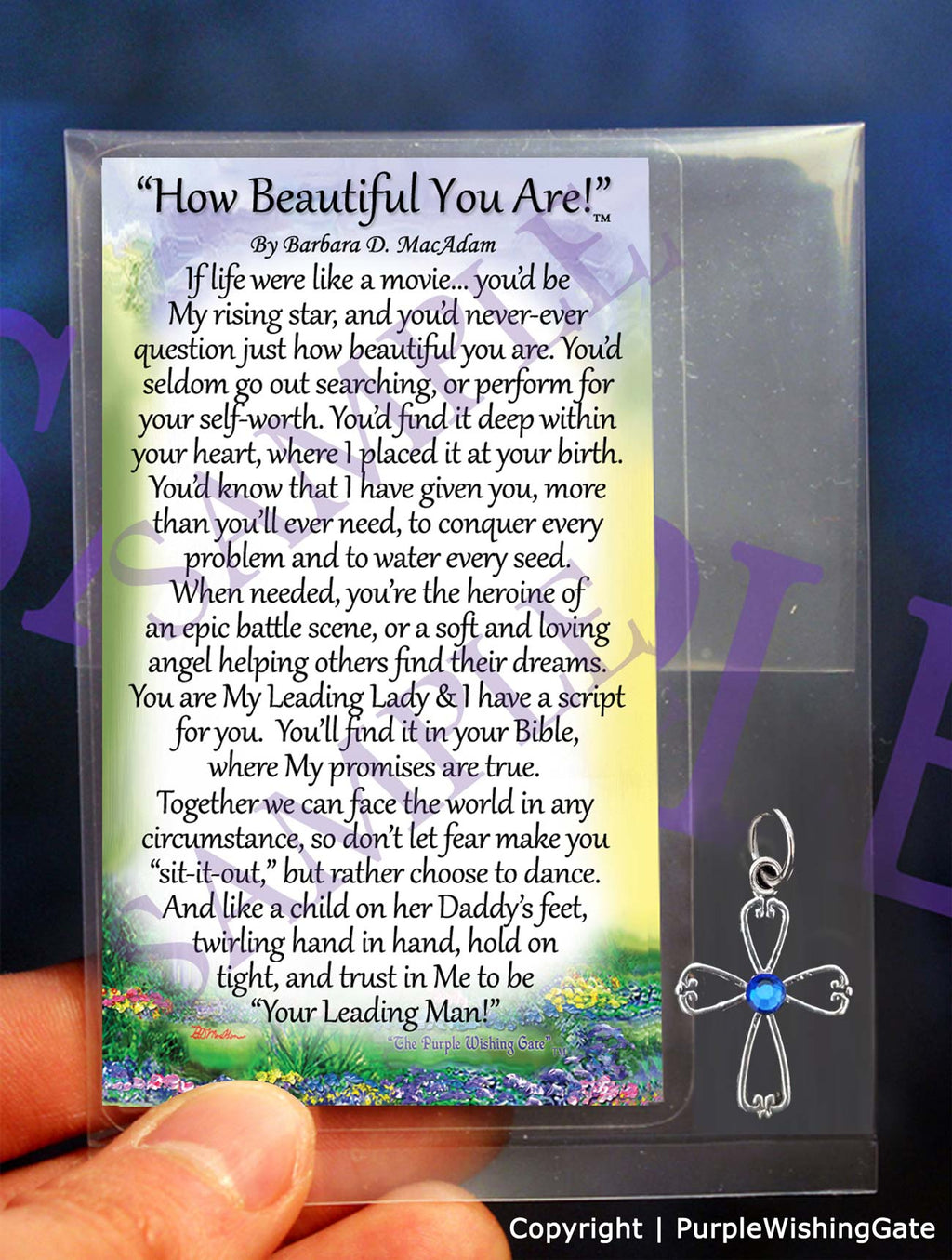 How Beautiful You Are - Pocket Blessing: make selection / No Crystal
