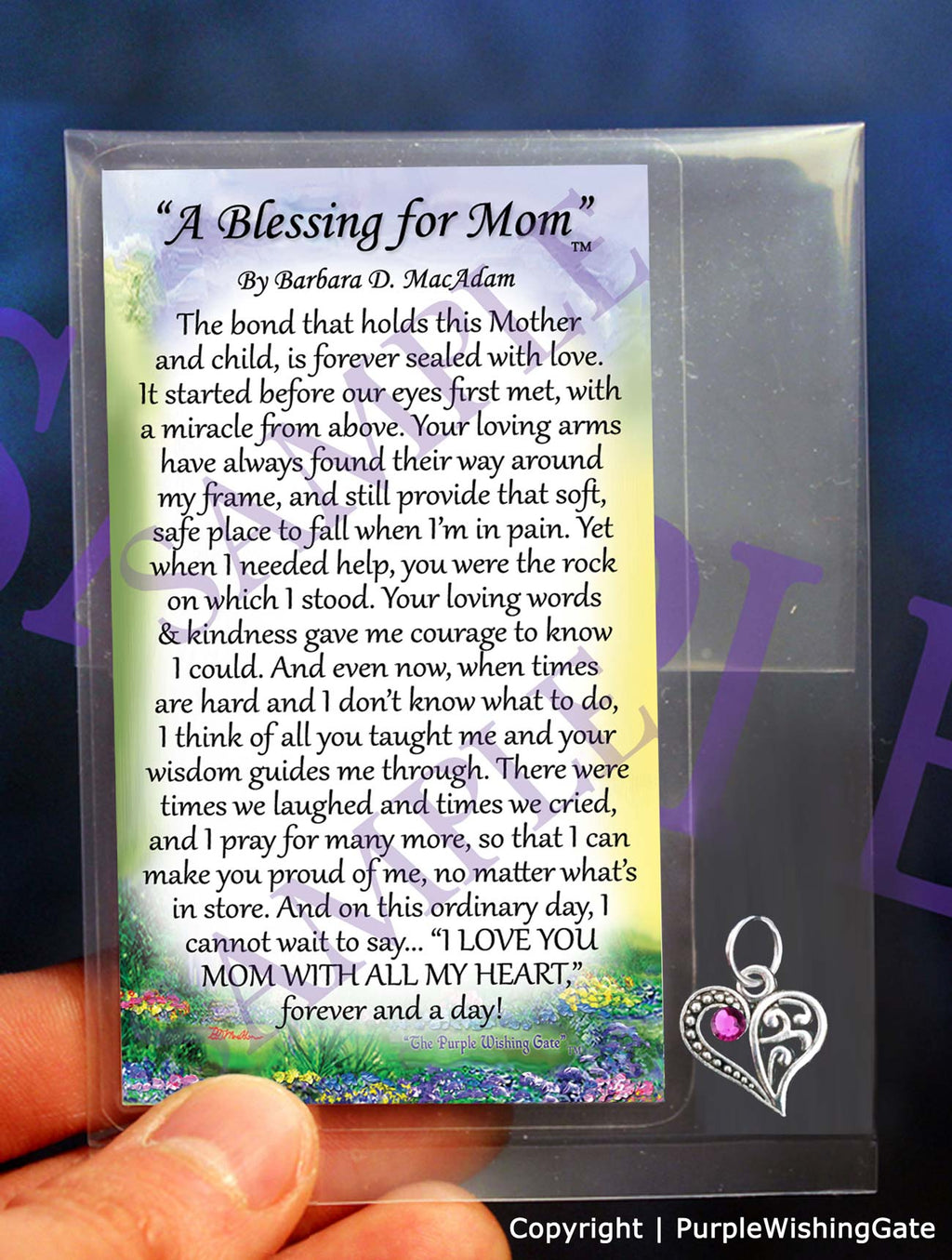 A Pocket Blessing for Mom: make selection / No Crystal
