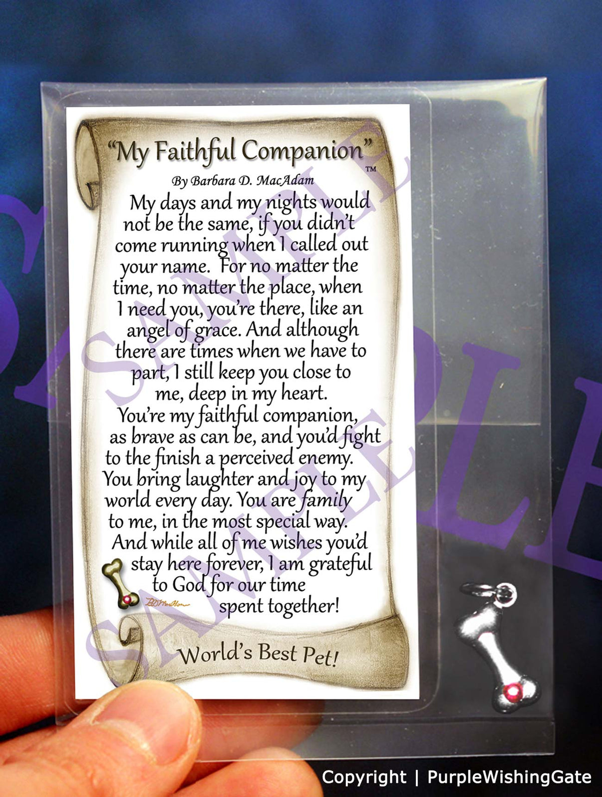 A Pet Pocket Blessing w/ Charm