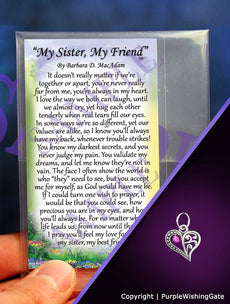 My Sister, My Friend - Pocket Blessing