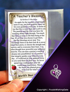 A Teacher's Pocket Blessing