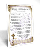 Happy 25th Anniversary! - Anniversary Gift - PurpleWishingGate.com