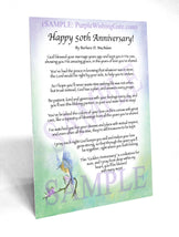 Happy 50th Anniversary! - Anniversary Gift - PurpleWishingGate.com
