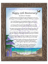 Happy 25th Anniversary! - Anniversary Gift - PurpleWishingGate.com