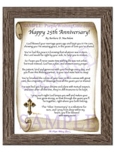 Happy 25th Anniversary! - Anniversary Gift - PurpleWishingGate.com