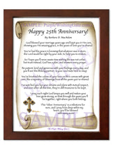 Happy 25th Anniversary! - Anniversary Gift - PurpleWishingGate.com
