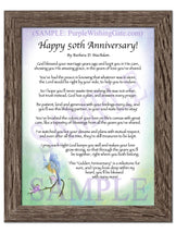 Happy 50th Anniversary! - Anniversary Gift - PurpleWishingGate.com