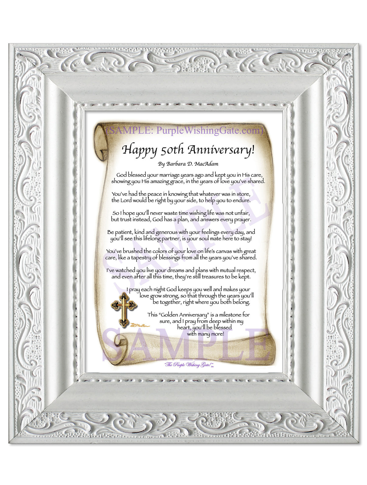 Happy 50th Anniversary! - Anniversary Gift - PurpleWishingGate.com