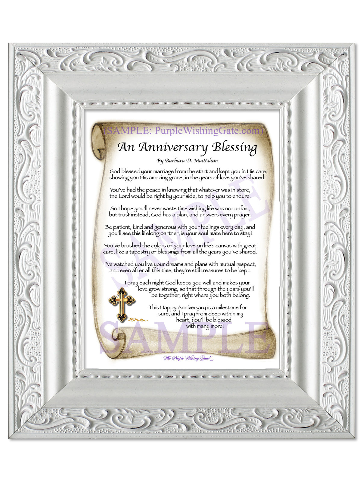 An Anniversary Blessing - Anniversary Gift - PurpleWishingGate.com
