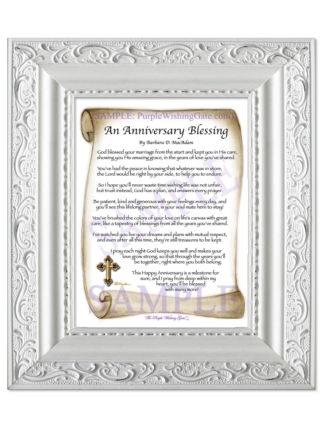 An Anniversary Blessing - Anniversary Gift - PurpleWishingGate.com