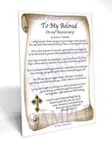 To My Beloved On our Anniversary! - Anniversary Gift - PurpleWishingGate.com