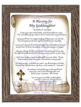 A Blessing for My Goddaughter (baby) - Baby Gift - PurpleWishingGate.com