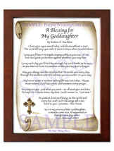 A Blessing for My Goddaughter (baby) - Baby Gift - PurpleWishingGate.com
