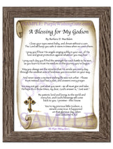 A Blessing for My Godson (baby) - Baby Gift - PurpleWishingGate.com