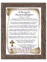 A Blessing for My Granddaughter (baby) - Baby Gift - PurpleWishingGate.com