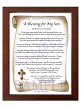 A Blessing for My Son (baby) - Baby Gift - PurpleWishingGate.com