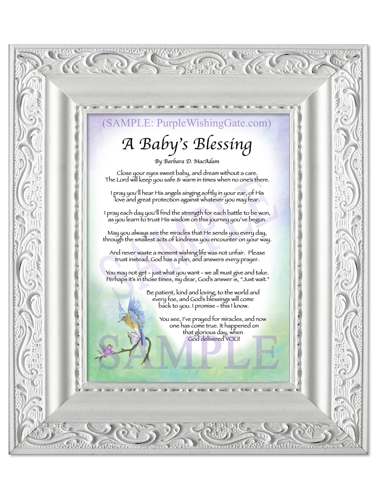 A Baby's Blessing - Baby Gift - PurpleWishingGate.com