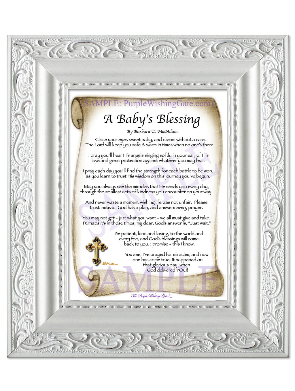 A Baby's Blessing - Baby Gift - PurpleWishingGate.com