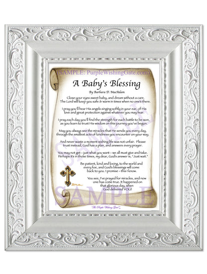 A Baby's Blessing - Baby Gift - PurpleWishingGate.com