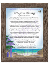 A Baptism Blessing - Baptism Gift - PurpleWishingGate.com