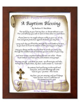 A Baptism Blessing - Baptism Gift - PurpleWishingGate.com