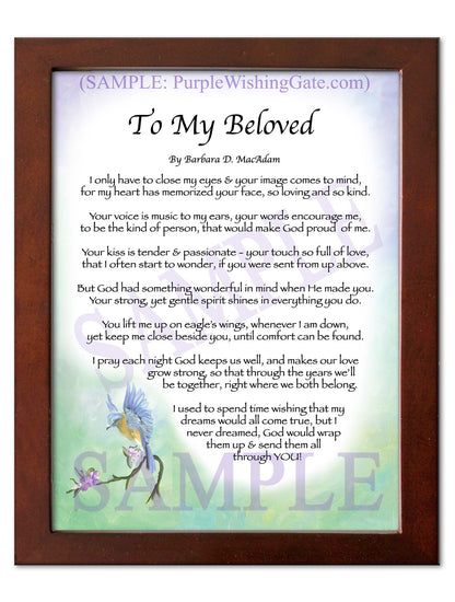To My Beloved - Love Poem - PurpleWishingGate.com