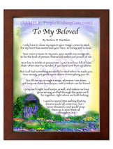 To My Beloved - Love Poem - PurpleWishingGate.com