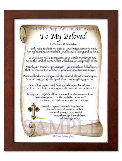 To My Beloved - Love Poem - PurpleWishingGate.com