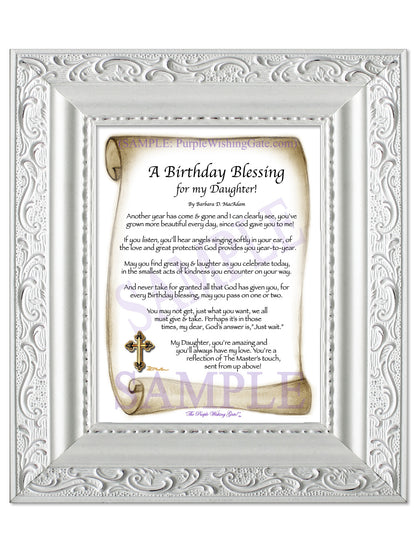 A Birthday Blessing for my Daughter! - Birthday Gift - PurpleWishingGate.com
