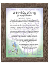 A Birthday Blessing for my Godmother! - Birthday Gift - PurpleWishingGate.com