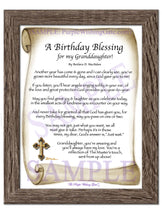 A Birthday Blessing for my Granddaughter! - Birthday Gift - PurpleWishingGate.com