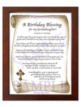 A Birthday Blessing for my Granddaughter! - Birthday Gift - PurpleWishingGate.com