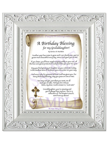 A Birthday Blessing for my Granddaughter! - Birthday Gift - PurpleWishingGate.com