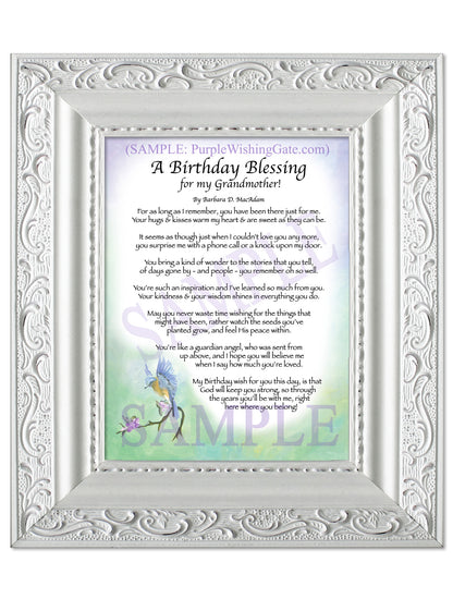 A Birthday Blessing for my Grandmother! - Birthday Gift - PurpleWishingGate.com