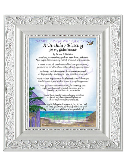 A Birthday Blessing for my Grandmother! - Birthday Gift - PurpleWishingGate.com