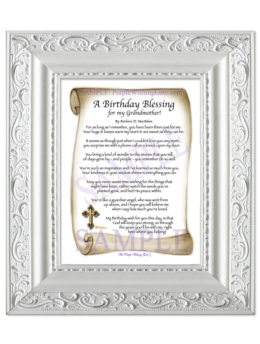 A Birthday Blessing for my Grandmother! - Birthday Gift - PurpleWishingGate.com