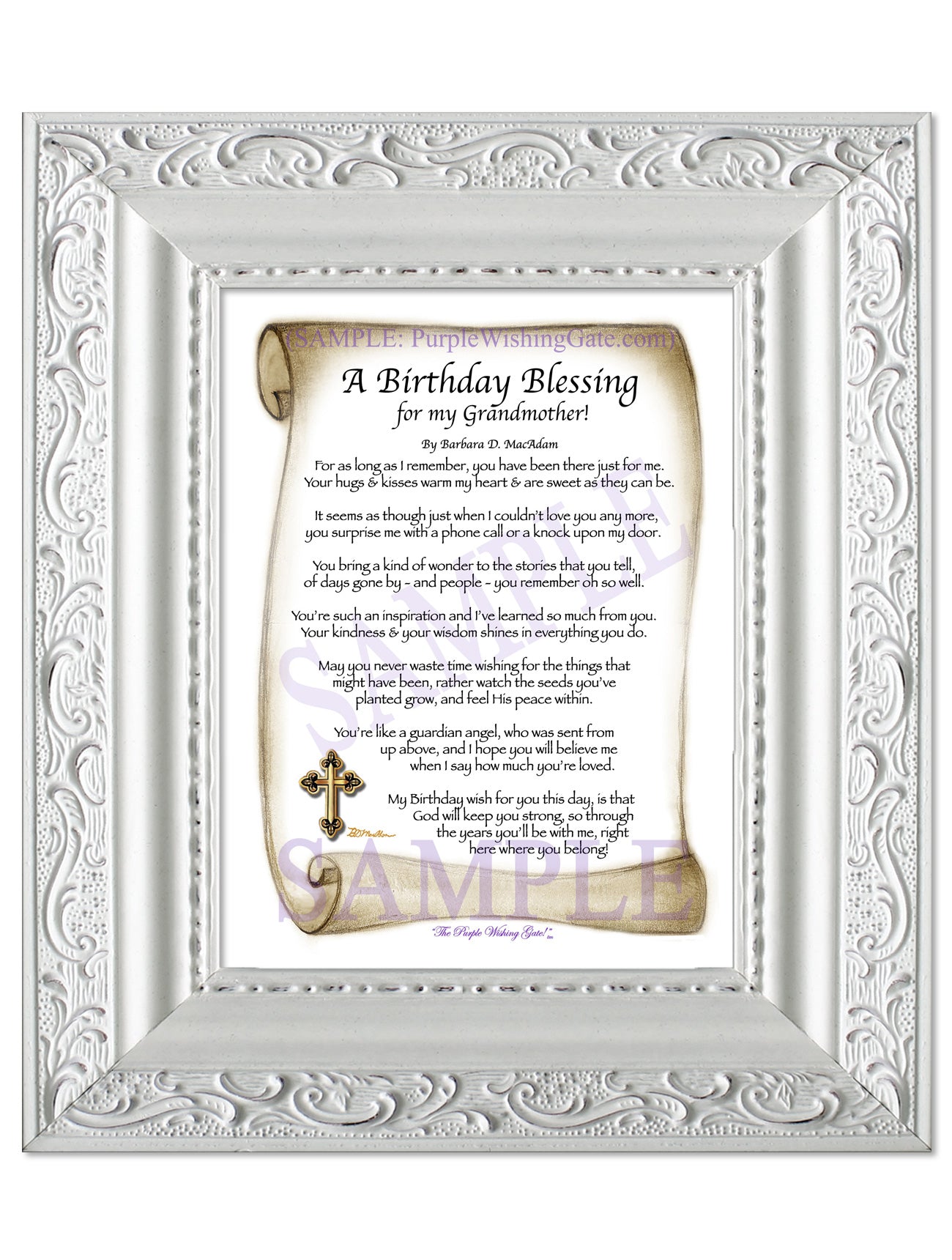 A Birthday Blessing for my Grandmother! - Birthday Gift - PurpleWishingGate.com