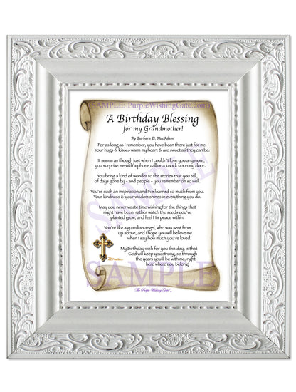 A Birthday Blessing for my Grandmother! - Birthday Gift - PurpleWishingGate.com