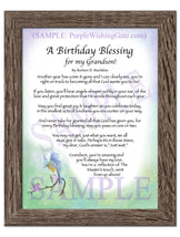 A Birthday Blessing for my Grandson! - Birthday Gift - PurpleWishingGate.com