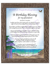 A Birthday Blessing for my Grandson! - Birthday Gift - PurpleWishingGate.com