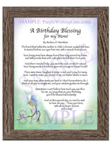 A Birthday Blessing for my Mom! - Birthday Gift - PurpleWishingGate.com