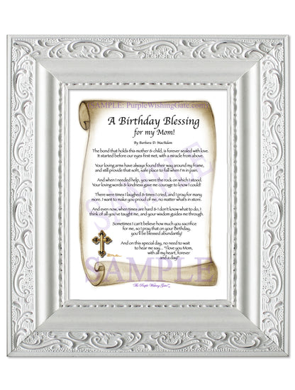 A Birthday Blessing for my Mom! - Birthday Gift - PurpleWishingGate.com