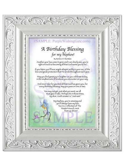 A Birthday Blessing for my Nephew! - Birthday Gift - PurpleWishingGate.com